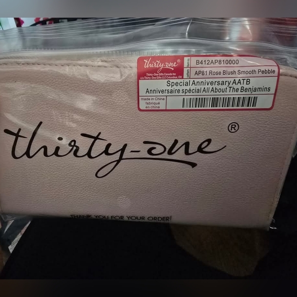 Portafoglio Donna Thirty-One Edizione Anniversario – Tutto Sul Benjamins, Colore Rosa Cipria, Finto Pelle - Foto 5